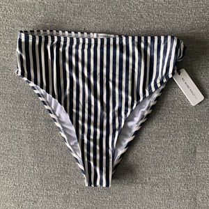 WeWoreWhat Emily Bottom Vintage Stipe Blue. Medium & Large NWT